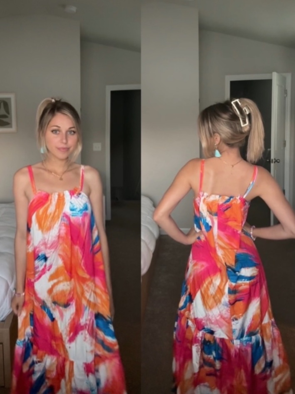 🌺 (NWOT) Vibrant Flowy Dress
